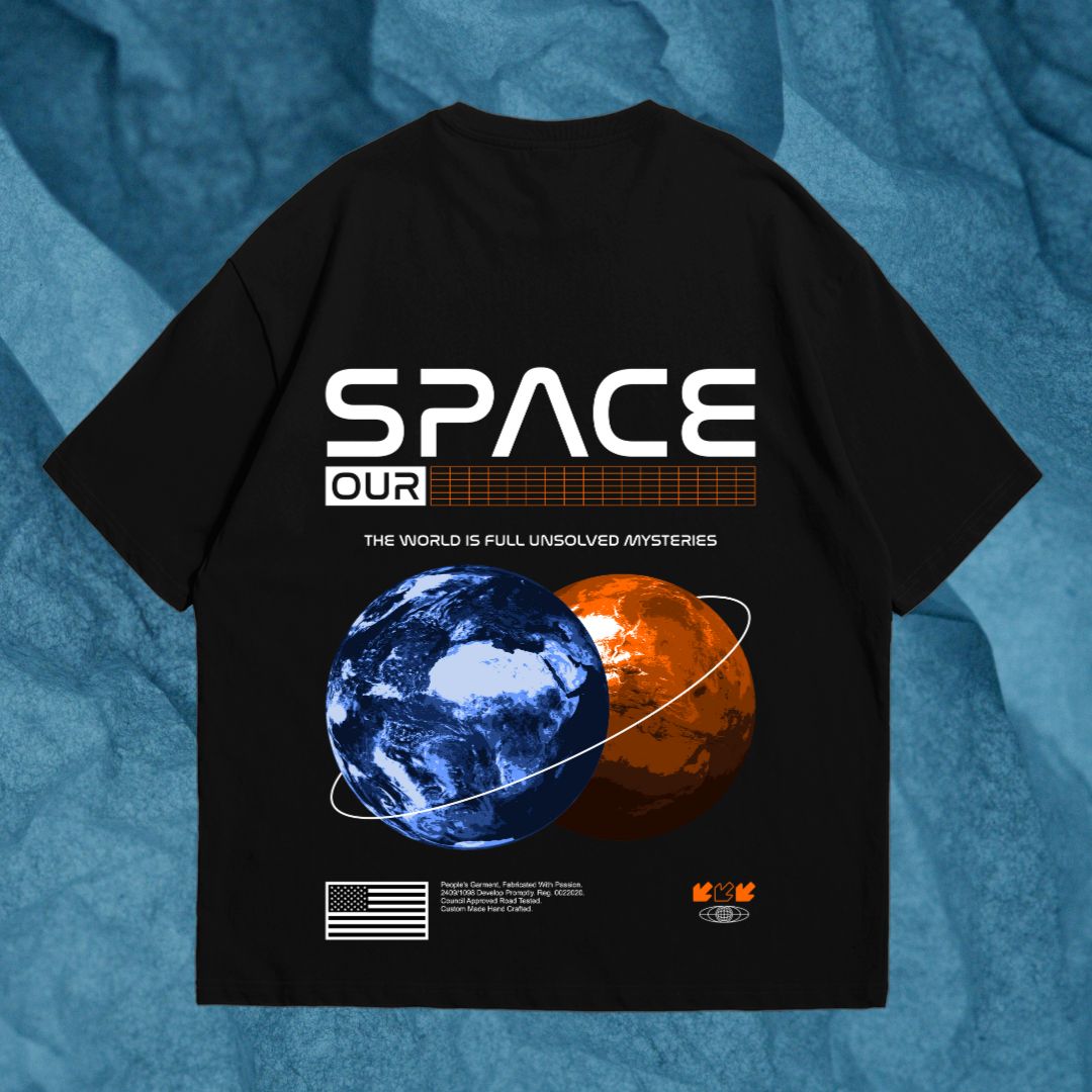 Space Mystery - Oversized T shirt